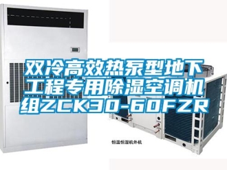 行業新聞雙冷高效熱泵型地下工程專用除濕空調機組ZCK30-60FZR