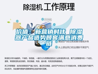 行業(yè)新聞價值：新營銷時代 除濕器產(chǎn)品造勢顧客滿意消費鏈