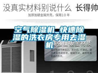 行業(yè)新聞空氣除濕機(jī)_快速除濕的洗衣房專用去濕機(jī)