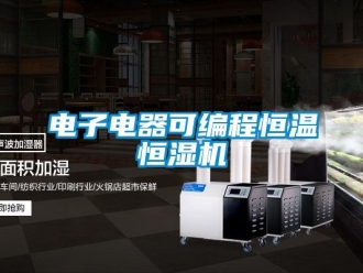 知識百科電子電器可編程恒溫恒濕機