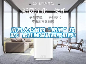 企業新聞南方人必備的“防潮”攻略：最佳除濕機品牌推薦！