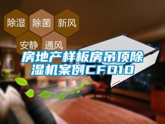 行業新聞房地產樣板房吊頂除濕機案例CFD10