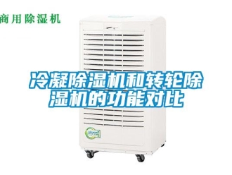 行業新聞冷凝除濕機和轉輪除濕機的功能對比