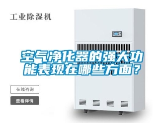 行業新聞空氣凈化器的強大功能表現在哪些方面？