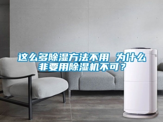 行業(yè)新聞這么多除濕方法不用 為什么非要用除濕機(jī)不可？