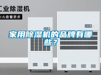 企業(yè)新聞家用除濕機的品牌有哪些？