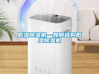 行業(yè)新聞低濕除濕機—如何選購低濕除濕機