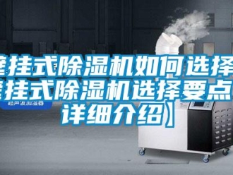 企業新聞壁掛式除濕機如何選擇 壁掛式除濕機選擇要點【詳細介紹】