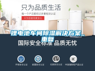 企業新聞鋰電池車間除濕解決方案_重復