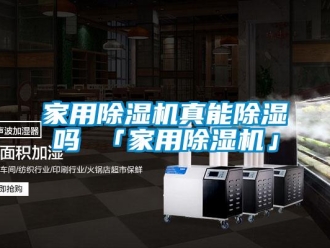 常見問題家用除濕機真能除濕嗎 「家用除濕機」