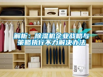 行業新聞解析：除濕機企業戰略與策略執行不力解決辦法