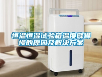 知識百科恒溫恒濕試驗箱溫度降得慢的原因及解決方案