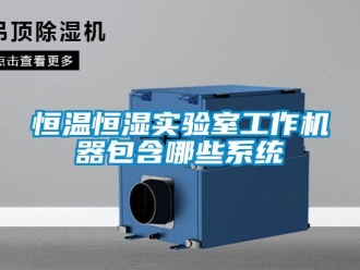 知識百科恒溫恒濕實驗室工作機器包含哪些系統(tǒng)