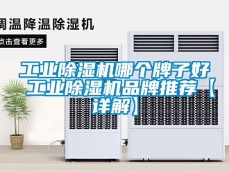 常見問題工業除濕機哪個牌子好 工業除濕機品牌推薦【詳解】