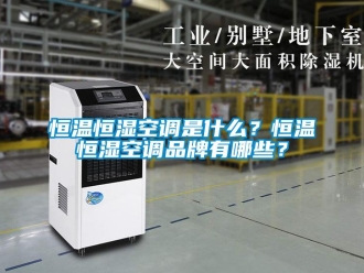 知識百科恒溫恒濕空調是什么？恒溫恒濕空調品牌有哪些？