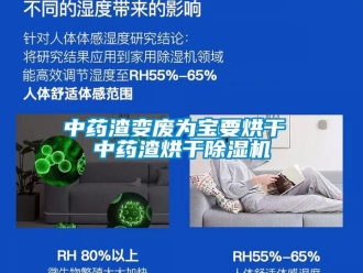 知識百科中藥渣變廢為寶要烘干 中藥渣烘干除濕機