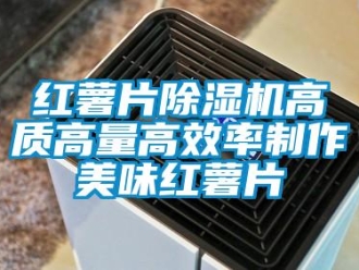行業新聞紅薯片除濕機高質高量高效率制作美味紅薯片
