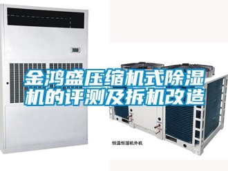 行業新聞金鴻盛壓縮機式除濕機的評測及拆機改造