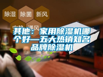 企業新聞其他：家用除濕機哪個好—五大熱銷知名品牌除濕機