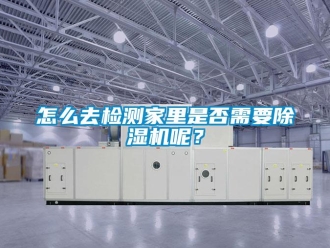 行業新聞怎么去檢測家里是否需要除濕機呢？