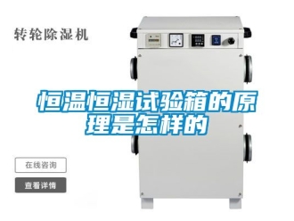 知識百科恒溫恒濕試驗箱的原理是怎樣的