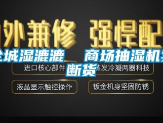 行業(yè)新聞全城濕漉漉  商場抽濕機(jī)賣斷貨