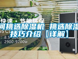 行業新聞如何挑選除濕機 挑選除濕機技巧介紹【詳解】