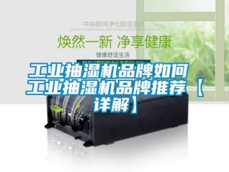 企業新聞工業抽濕機品牌如何 工業抽濕機品牌推薦【詳解】