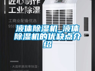 行業(yè)新聞液體除濕機_液體除濕機的優(yōu)缺點介紹