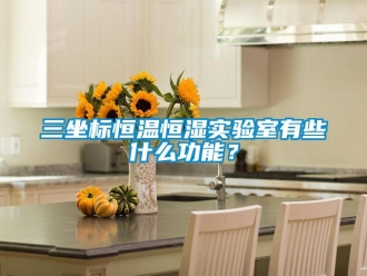 知識百科三坐標恒溫恒濕實驗室有些什么功能？