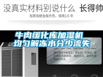 行業(yè)新聞牛肉緩化庫(kù)加濕機(jī) 均勻解凍水分少流失