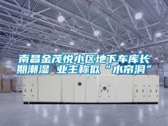 企業新聞南昌金茂悅小區地下車庫長期潮濕 業主稱似“水簾洞”
