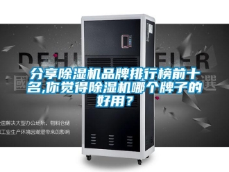 企業新聞分享除濕機品牌排行榜前十名,你覺得除濕機哪個牌子的好用？