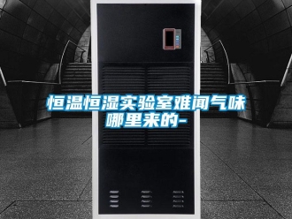 知識百科恒溫恒濕實驗室難聞氣味哪里來的-