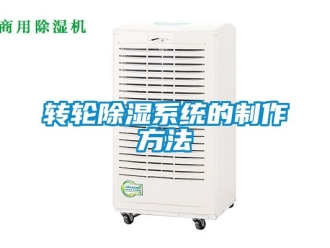 行業新聞轉輪除濕系統的制作方法