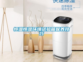 知識百科恒溫恒濕環境試驗箱保養技巧