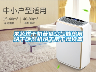 行業新聞果蔬烘干機苦瓜空氣能熱泵烘干除濕機烘干房干燥設備
