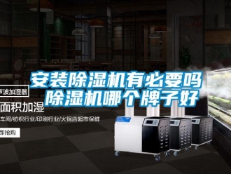 企業新聞安裝除濕機有必要嗎 除濕機哪個牌子好