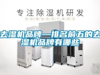 行業新聞去濕機品牌—排名前五的去濕機品牌有哪些