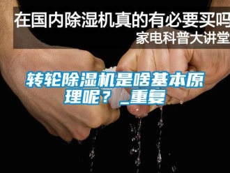 常見問題轉(zhuǎn)輪除濕機(jī)是啥基本原理呢？_重復(fù)