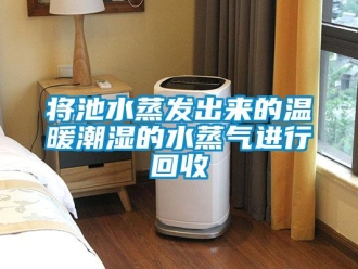 行業新聞將池水蒸發出來的溫暖潮濕的水蒸氣進行回收