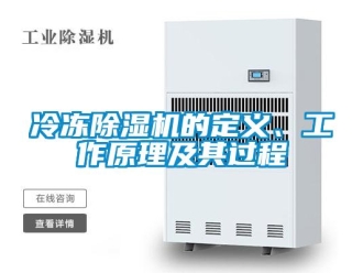 行業(yè)新聞冷凍除濕機的定義、工作原理及其過程