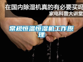 知識(shí)百科常規(guī)恒溫恒濕機(jī)工作原理