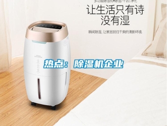 行業新聞熱點：除濕機企業