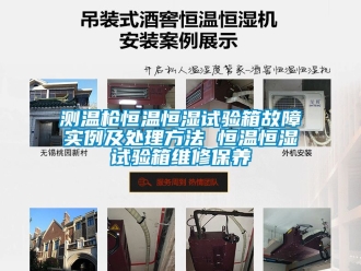 知識百科測溫槍恒溫恒濕試驗箱故障實例及處理方法 恒溫恒濕試驗箱維修保養(yǎng)