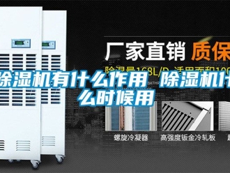 行業(yè)新聞除濕機(jī)有什么作用 除濕機(jī)什么時(shí)候用