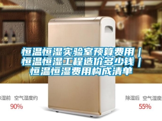 知識百科恒溫恒濕實驗室預算費用｜恒溫恒濕工程造價多少錢｜恒溫恒濕費用構成清單
