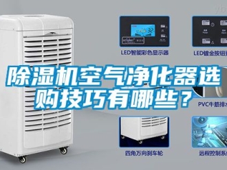 行業新聞除濕機空氣凈化器選購技巧有哪些？
