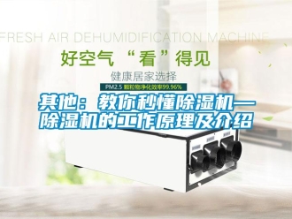 行業(yè)新聞其他：教你秒懂除濕機(jī)—除濕機(jī)的工作原理及介紹