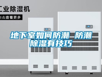 企業新聞地下室如何防潮 防潮除濕有技巧